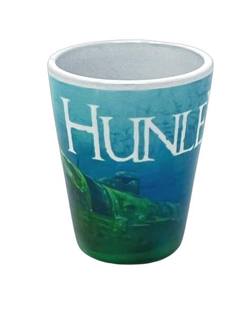 Hunley Collage Shot Glass