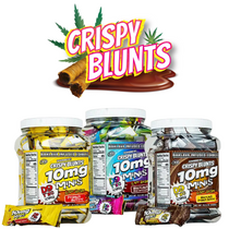 Crispy Blunts Minis - Delta 9 10mg (Jar of 40) *Drop Ship* (MSRP $4.99 Each)