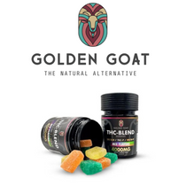 THC Blend Gummies 4000mg 20ct (Box of 6) by Golden Goat CBD *Drop Ship* (MSRP $35.00 Each)
