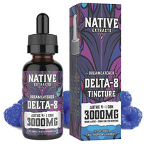 Dreamcatcher 4:1 Delta 8 + CBN Tincture 3000mg 30ml by Native Extracts *Drops Ship* (MSRP $29.99)