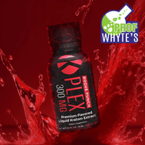 K-Plex Kratom Extract Shots 15ml 300mg (Display of 12) by Professor Whyte's *Drop Ship* (MSRP $20.00 Each)