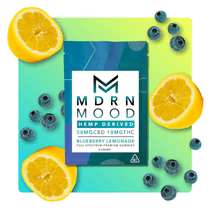 Full Spectrum (50MG CBD + 10MG D9) Gummies by MDRN MOOD 6ct Bag (Display of 15) *Drop Ship* (MSRP $14.99 Each)