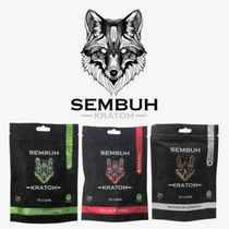 Kratom Capsules 75ct by Sembuh Kratom *Drop Ship* (MSRP $12.00)