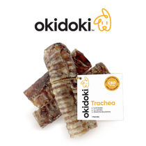 Okidoki - Full Spec CBD Infused Trachea Bone for Pets 10MG (Pack of 6) *Drop Ship* (MSRP $11.99 Each)