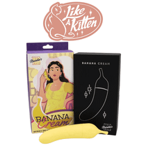 Banana Cream - Air Pulse & G-Spot Vibrator by Natalie's Toy Box *Drop Ship* (MSRP $69.50)