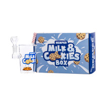 Hemper - Milk n Cookies Water Pipe Box Set - with 14M Bowl & 4mm Banger (MSRP $60.00)