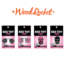 Adult Novelty Enamel Pins by Wood Rocket *Drop Ship* (MSRP $9.99-$11.99)