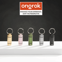 Small Aluminum Storage Keychain by ONGROK *Drop Ship* (MSRP $11.50)