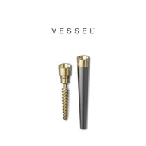 Cone -  Brass One Hitter by Vessel *Drop Ship* (MSRP $50.00)