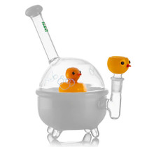 Hemper - XL Ducky Water Pipe - with 14M Bowl & 4mm Banger (MSRP $200.00)