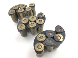 WWI 45 A.C.P. Ammo  Pouch - Original Ammo In Half Moon Clips