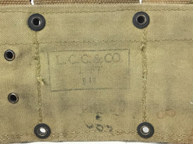 WWI US Army M1910 Cartridge Belt