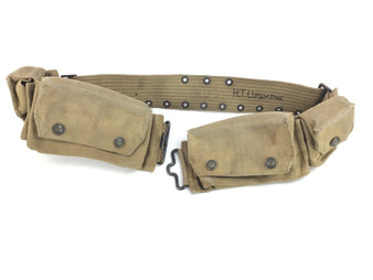 US WWI Rimmed Eagle Snap Medical Officers Belt