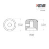Dome Knob 16.5 Height with Set Screw