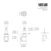 Push-Push Pot Non-Shorting for PCB Terminal