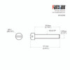Humbucker & P90 Fillister Pole screws / M3