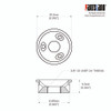 Modern Style Tele Jack Socket/US 3Holes