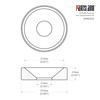 Large Mount Hole Neck attachment Ferrule / 15mm