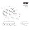 Fanned Fret Humbucker Pickup / Alnico 5