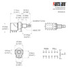 Push-Pull Pots for Solder Terminal