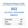 Les Paul Pickguard