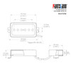 Humbucker size Single Coil Pickup / Alnico 5