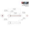 Plastic Bridge Pin with Dot