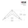 Tail Piece for Flying V / 65.4mm