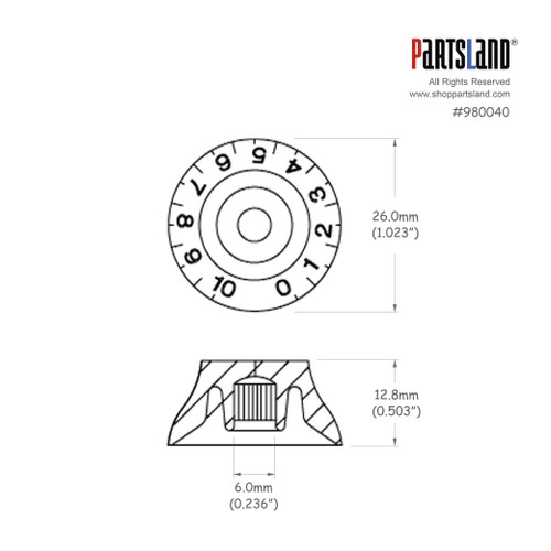 <drop>Custom Bell type Knob