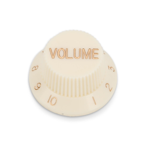 Plastic Strat Knob / VOLUME text