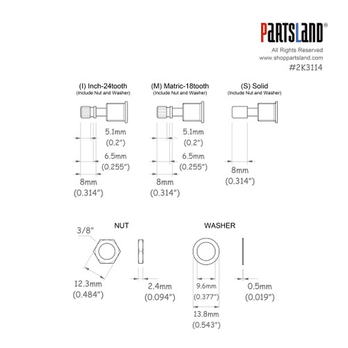 Push-Push Pot Non-Shorting for PCB Terminal