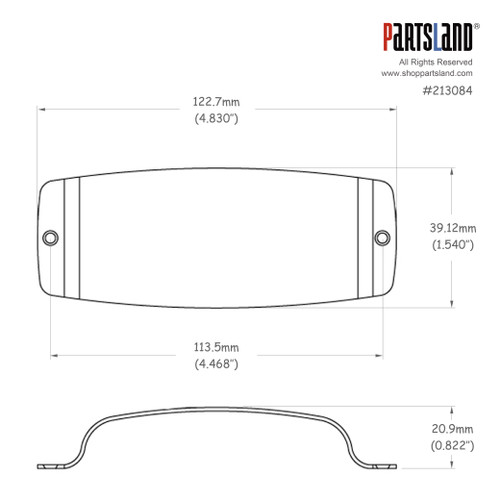 Precision Bass® style Pickup Shield Cover