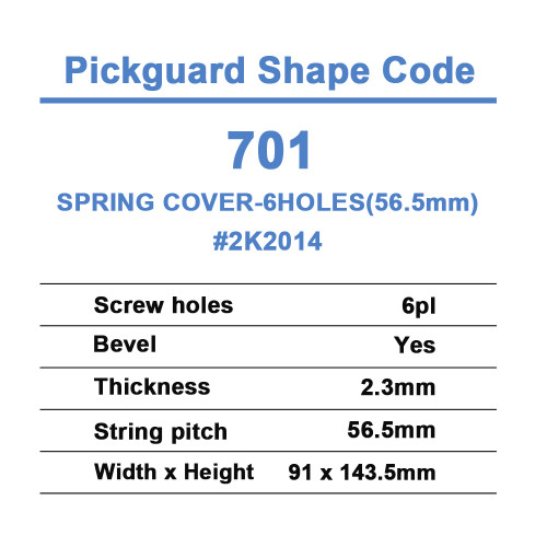 Spring Cover-6holes (56.5mm)