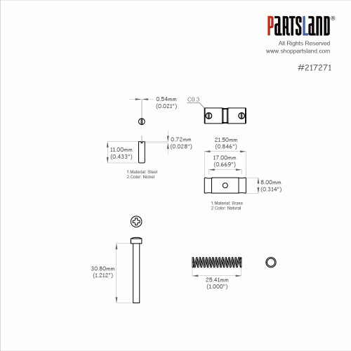 Vintage Tele Bridge with Matt Nickel Saddle Vintage Tele Bridge with Matt Nickel Saddle