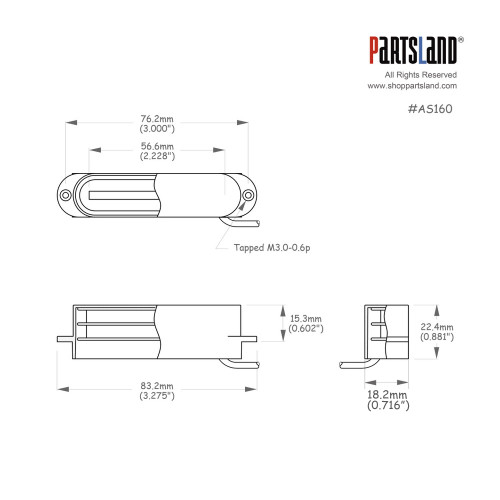 EMG type Active Single Pickup / Ceramic