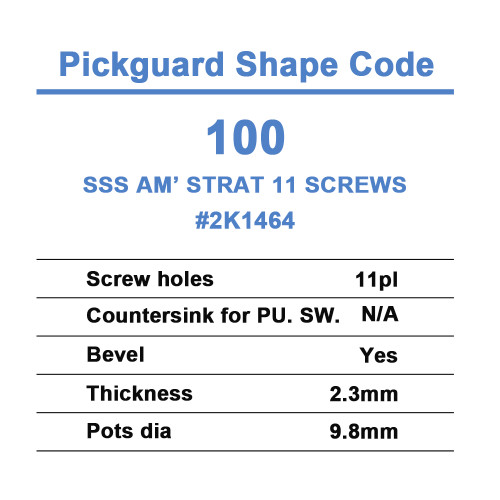 Wood Grain Film / SSS AM Strat 11 screws