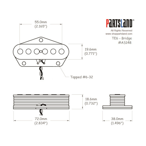 Quater pound Telecaster Pickup / Alnico5