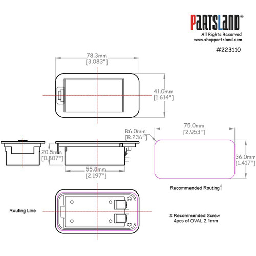 DLT2-9 Volt Battery Case