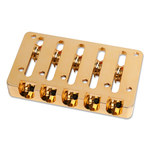 Open Rail Plate 5-string Bass Bridge Open Rail Plate 5-string Bass Bridge