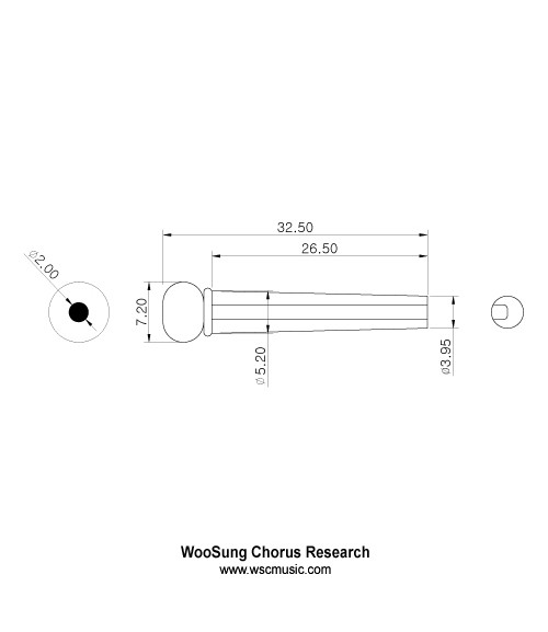 BRIDGE PIN(BP-001-BK)