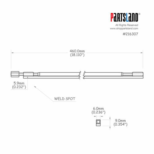 Hex Nut Two-way Truss Rod for Guitar