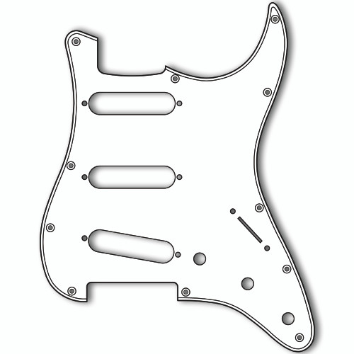 Pearl / SSS AM Strat 11 screws