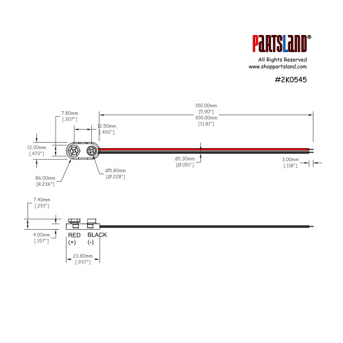 Battery Snap Wire