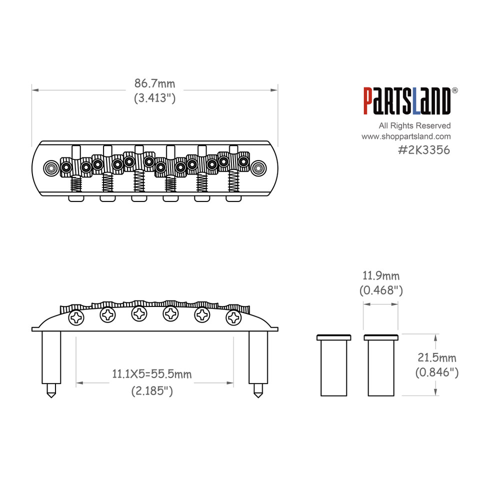 Fender Jaguar Bridge style DJ5