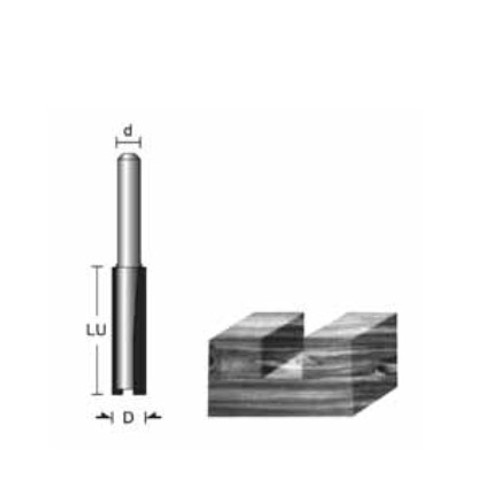 FRESA PARA RANURAR — 2 CORTES MODELO 005063 2