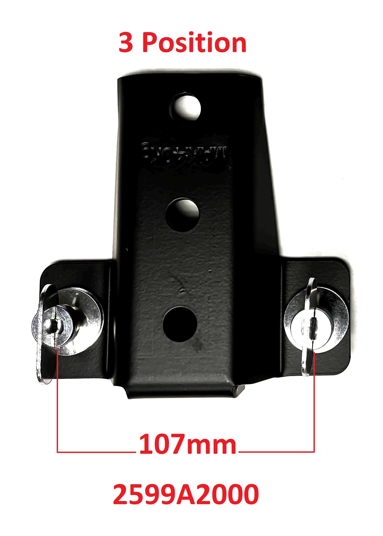 Omega Bracket 107mm for HES fixtures (3 position)