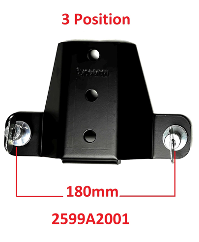 Omega Bracket 180mm for HES fixtures (3 position)