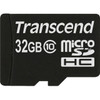 Transcend 32 GB microSDHC - Class 10 - 20 MBs Read - 17 MBs Write - 1 Card TS32GUSDC10