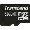 Transcend 32 GB microSDHC - Class 10 - 20 MBs Read - 17 MBs Write - 1 Card TS32GUSDC10
