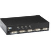 Black Box DVI-D Splitter with Audio and HDCP 1 x 4 - Audio Line In - Audio Line Out - DVI In - DVI Out AVSP-DVI1X4